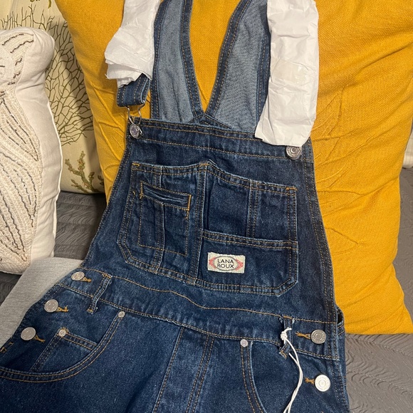 Blue Denim Overalls - Picture 6 of 9
